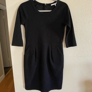 Black 3/4 sleeve dress